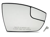APA Replacement for Exterior Rear View Mirror Glass with Spotter Glass Non-Heated 2013-2016 ESCAPE 2013-2018 C-MAX Passenger Rig