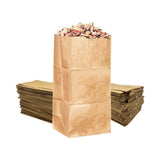 Rocky Mountain Goods Yard Waste Bags - Large 30 Gallon Brown Paper Leaf Bags for Yard/Garden - Environmental Friendly Lawn Bags 