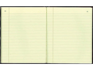 Texhide Accounting Book, Black/Burgundy, 300 Green Pages, 10 3/8 X 8 3/8
