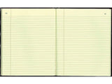 Texhide Accounting Book, Black/Burgundy, 300 Green Pages, 10 3/8 X 8 3/8
