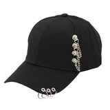 Salty Hip Hop Baseball Studded Cap For Women Stylish | Summer Head Cap Hats For Girls, Kids, Boys | Uv Protection | Adjustable C