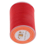 ATORSE 2xLeather Sewing Waxed Polyester Cord Thread Hand Stitching Craft Red