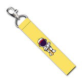 Isee 360 Little Astronaut Lanyard Bag Tag With Swivel Lobster For Gift Luggage Bags Backpack Laptop Bags Travelers Students Work