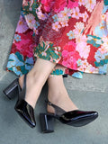 Shoetopia Smart Casual Glossy Upper Detailed Black Pumps For Women & Girls /Eu39,Black,6,B0DNXN1TM1