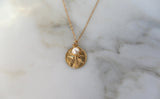 Holy Spirit Coin Necklace with Pearl