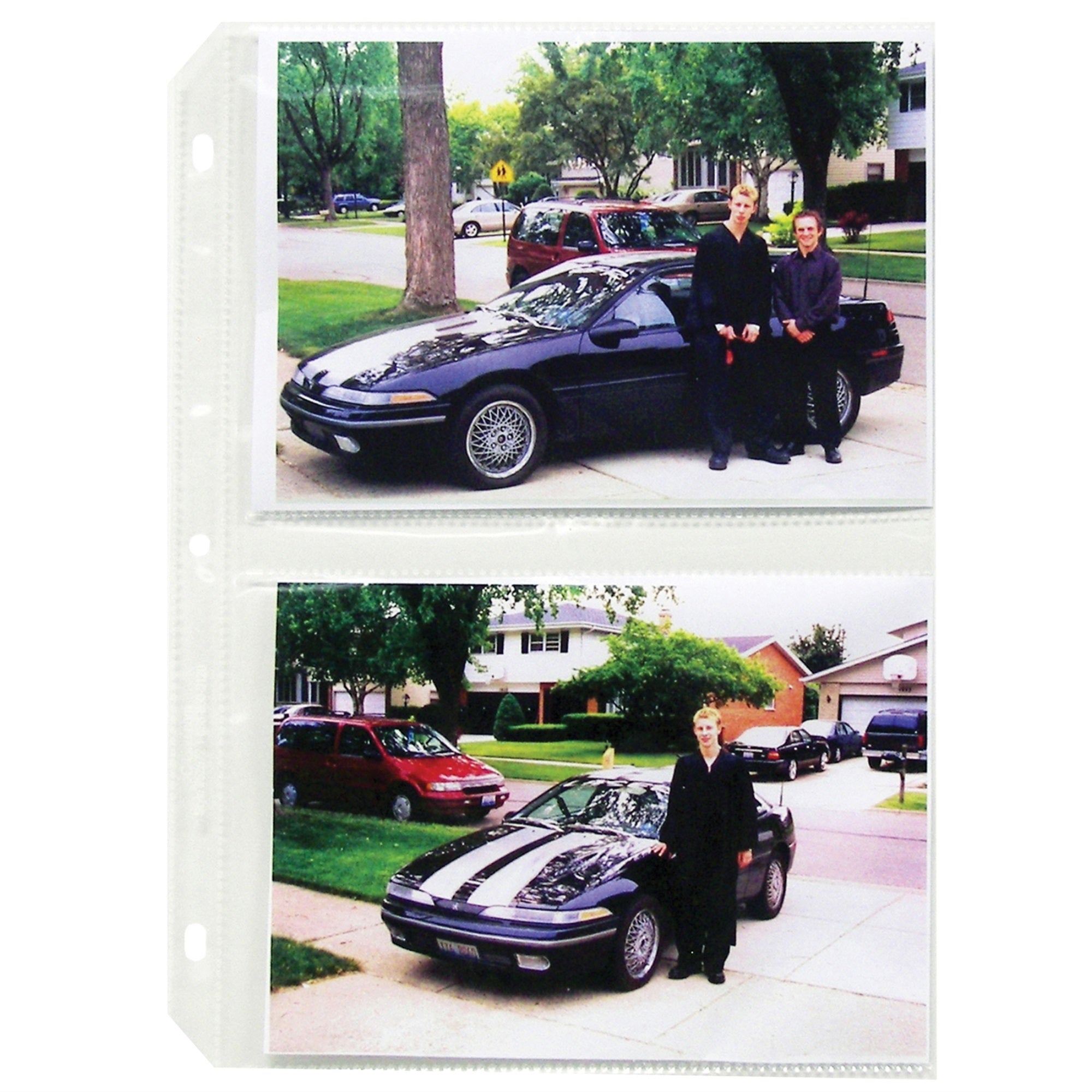 35Mm Ring Binder Photo Storage Pages - 5 X 7, Traditional Clear - Side Load, 11 1/4 X 8 1/8, 50/Bx, 52572