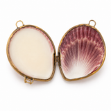 Handmade Solid Perfume Seashell Pouch – Sun-Drenched Citrus