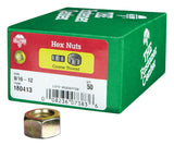 NUT HEX GR8 9/1612 BX50 (Pack of 1)
