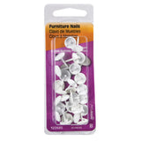 FURNITURE NAILS WHT 25PK (Pack of 6)