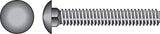 CARR SCREW Z 1/4X3/4 (Pack of 1)