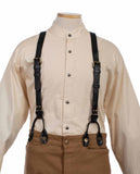 1 LEATHER SUSPENDERS 48 LONG