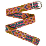 Geometric Knotted Wool Belt