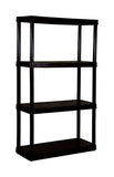 SHELF 4PLST MED DUTY BLK (Pack of 1)