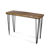 Sabella Rectangular Wood Table & Metal Legs
