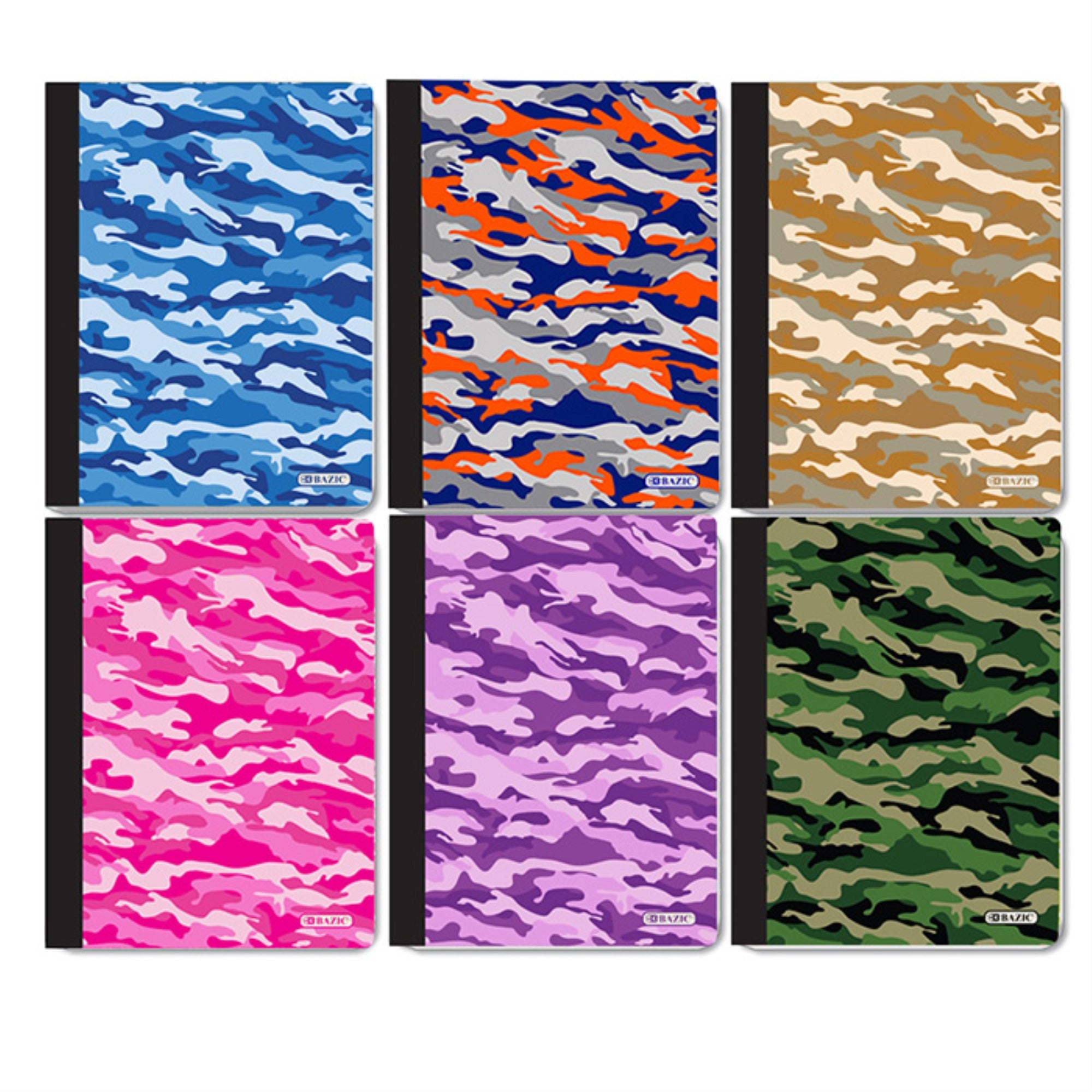 Bazic C/R 100 Ct. Camouflage Composition Book