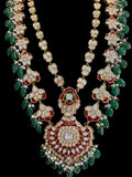Subah long meenakari Rani haar with earrings ( READY TO SHIP )