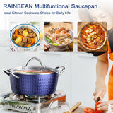 CasaFoyer 24cm Induction Casserole Dish with Lid - 2.2L Non-Stick Stock Pot