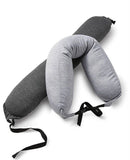 Bucky Memory Foam Neck Pillow-Black Stripe