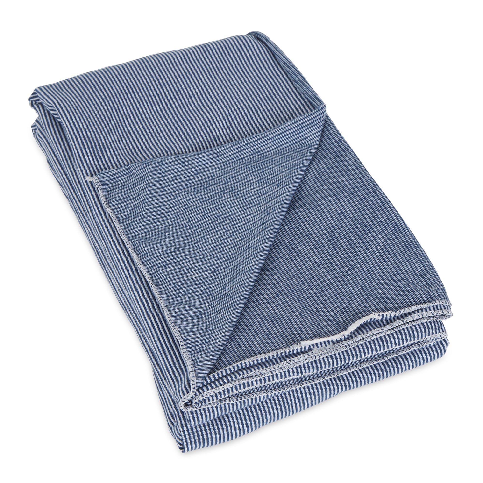 Bucky Jersey Stripe - Blanket Scarf - Navy Stripe