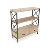 Onorato 3 Tier & Two Drawer Shelf