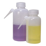 Frey Scientific Polyethylene Unitary Wash Bottles, 500 Ml, Translucent, Pack Of 4