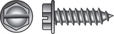 Hx Wh Sms Z 8X1 1/4 (Pack Of 1)