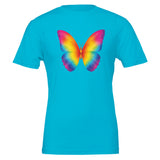 Rainbow Butterfly Premium Crewneck T-shirt