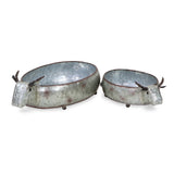 Dottie Farmhouse Set Of 2 Cow Planter Set