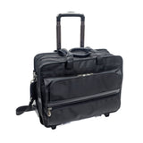 P Series | FRANKLIN | 15.6 Nylon Patented Detachable Wheeled Laptop Briefcase Black