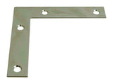 CORNER BRACE ZN 4X3/4 (Pack of 1)