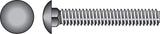 CARR SCREW Z 3/8X3 1/2 (Pack of 1)