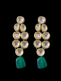 DNS199 Leila high quality ac kundan necklace with earrings in green ( READY TO SHIP )
