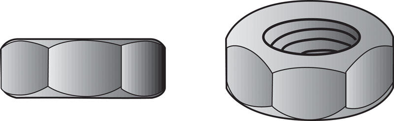 10# Fin Hx Nuts 7/16-14 (Pack Of 1)