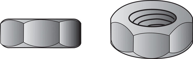 10# Fin Hx Nuts 1/2-13 (Pack Of 1)