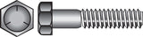 USS HX CP GR.5 3/8X1 1/4 (Pack of 1)