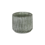 Arianthe Orb Patterned Cement Pot - Medium