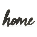 Roven Cast Iron Calligraphic Home Table Decor