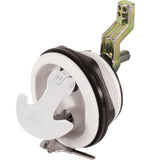 WHITECAP T-HANDLE LATCH WHITE/WHITE NYLON LOCKING