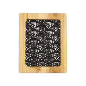 Merridew Wood Framed Metal Earring Hanging Table Easel