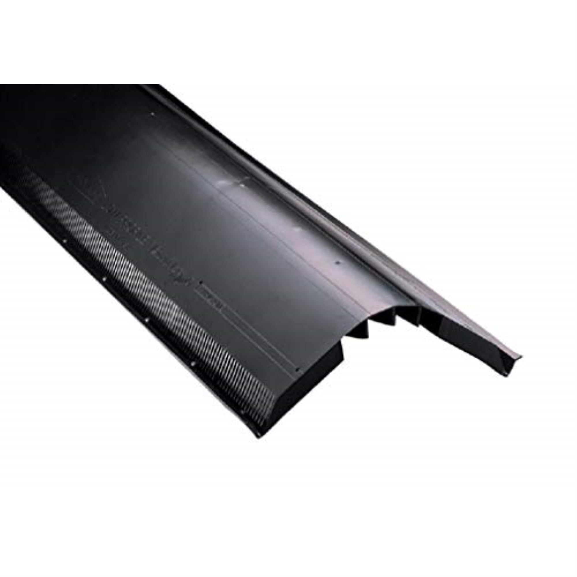 5899729 Over Shingle Ridge Vent Air Vent 7/8 In. H X 12 In. W X 48 In. L Black Copolymer Resin Shingle Over Ridge Vent (Pack Of