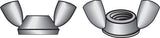 Nut Wing 3/8 Ss 50Pk (Pack Of 1)