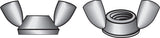NUT WING 1024 SS 100PK (Pack of 1)
