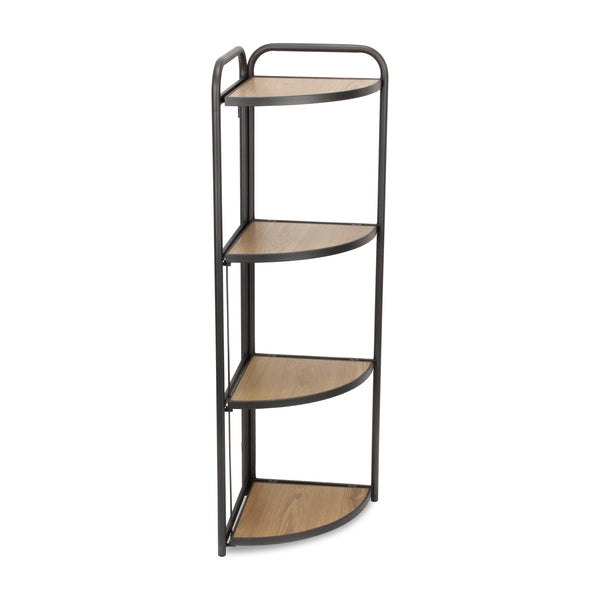 Lefeld 4 Tier Foldable Corner Shelf– Slickpurchase