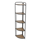 Lefeld 5 Tier Foldable Corner Shelf