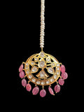 BR310 Bridal jadavi lacha , satlada in moissanite and emeralds ( SHIPS IN 5 WEEKS )