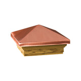 Post Caps Copper 4X4 (Pack Of 6)