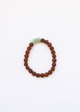 Raw Cognac Baltic Amber + Raw Aventurine || Adult Bracelet