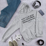 "You Can Just Supercalifuckalistic" Graphic Hoodie – Funny Sarcastic Adult Humor Pullover, Rude Fairy Tale Slogan Apparel, Unisex