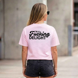 Unfiltered Joy Outburst Tee – Sarcastic Sweary Humor Graphic Shirt