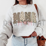 Preppy Camo Duck Hunting Mama Fleece Sweatshirt